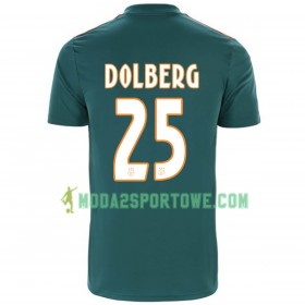 Koszulka Ajax Amsterdam Kasper Dolberg 25 Wyjazdowe Stroje Piłkarskie 2019/20 Krótki Rękaw